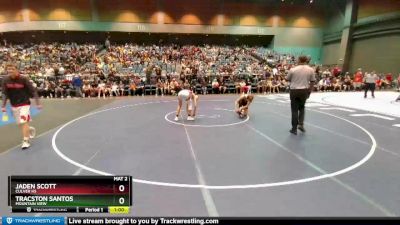 132 lbs Cons. Round 1 - Jaden Scott, Culver HS vs Tracston Santos, Mountain View