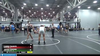 152 lbs Round 6 (10 Team) - CAIDEN TALENTO, South Side vs Justin Cosover, Gold Medal WC