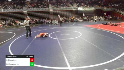 58 lbs Consi Of 8 #2 - Liam Stuart, Top Of The Rock WC vs Bradley Peterson, Top Of The Rock