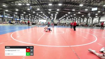 138 lbs Rr Rnd 2 - Braeden Kleinschmit, Team Nebraska Silver vs Zach Hill, Camp Reynolds Wrestling Club