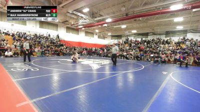 132 lbs Consi Of 8 #2 - Andrew "AJ" Craig, Portsmouth vs Max Hammerstrom, Milford