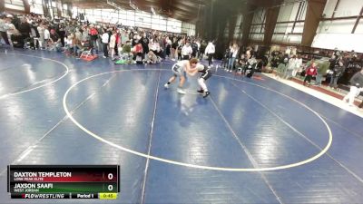 175 lbs Cons. Round 2 - Jaxson Saafi, West Jordan vs Daxton Templeton, Lone Peak Elite