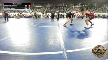 155 lbs Consi Of 8 #2 - Elijah Tolander, Team Tulsa Wrestling Club vs Nikolas Meek, D3 Wrestling Cluib