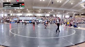 Girls 138 lbs Quarterfinal - Lainee Kidd, Gibbs High School vs KaMila Tharpe, Kirkwood High School