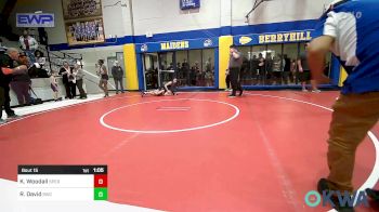 91-98 lbs Rr Rnd 3 - Kambrie Woodall, Sperry Wrestling Club vs Ramzi David, Berryhill Wrestling Club