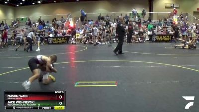 56 lbs Round 2 (6 Team) - Mason Wade, SWAT Gold vs Jack Wishnevski, Region Wrestling Academy