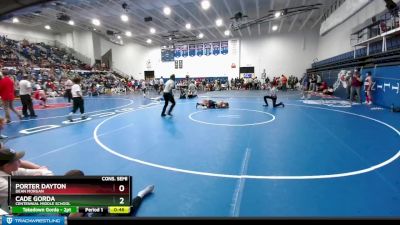 115 lbs Cons. Semi - Cade Gorda, Centennial Middle School vs Porter Dayton, Dean Morgan