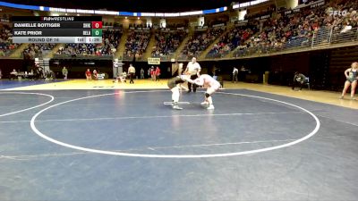 155 lbs Round Of 16 - Danielle Bottiger, Shikellamy vs Kate Prior, Delaware Valley