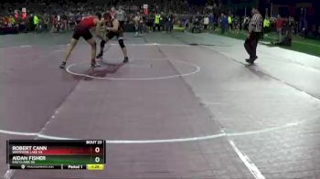 D4-165 lbs Champ. Round 1 - Robert Cann, Whitmore Lake HS vs Aidan Fisher, Eau Claire HS