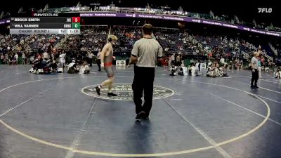 3A 150 lbs Champ. Round 1 - Will Varner, Kings Mountain High School vs Brock Smith, Jacksonville High School