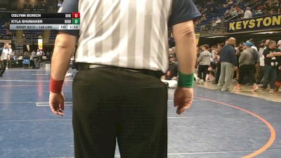 148 lbs 3rd Place - Oslynn Borich, Shikellamy vs Kyla Shumaker, Redbank Valley