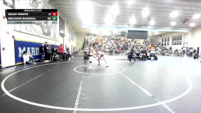 132 lbs Cons. Round 2 - Melchior Madrigal, Servite vs Isaiah Tamayo, Fountain Valley