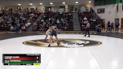 133 lbs 7th Place Match - Conner Quinn, Maryland vs Kyle Waterman, Drexel
