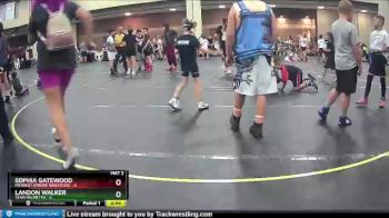 52 lbs Round 3 (6 Team) - Landon Walker, Team Palmetto vs Sophia Gatewood, Midwest Xtreme Wrestling