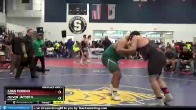 285 lbs 9th Place Match - Oliver Jacobs V, Nogales vs Adan Moreno, Downey