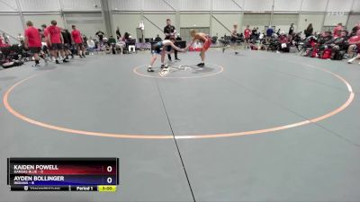 120 lbs 4th Wrestleback (16 Team) - Kaiden Powell, Kansas Blue vs Ayden Bollinger, Indiana