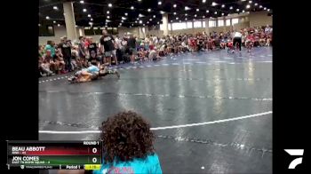 90 lbs Round 1 (6 Team) - Beau Abbott, RWA vs Jon Comes, East TN Bomb Squad