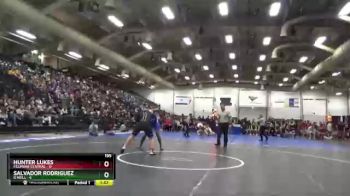 195 lbs Quarterfinals (8 Team) - Hunter Lukes, Fillmore Central vs Salvador Rodriguez, O`Neill