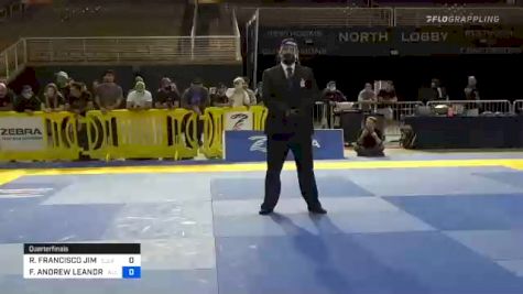 ROBERTO FRANCISCO JIMENEZ vs FELLIPE ANDREW LEANDRO SILVA 2020 Pan Jiu-Jitsu IBJJF Championship