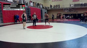 175 lbs Champ. Round 1 - Tyler Bake, Century vs Andres Hernandez, Sherwood