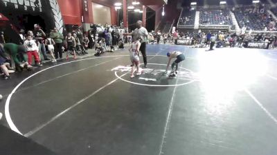 89 lbs Rr Rnd 1 - Tegan McQuistion, Black Fox Wrestling Academy vs Bowen Horob, Matpac Wrestling ND