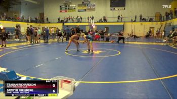 87 lbs Round 5 - Teagan Richardson, Pratt Wrestling Club vs Sawyer Freisberg, Caney Valley Wrestling