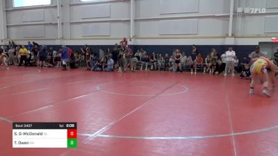 159-167 lbs Round 3 - Shelby Gipson-McDonald, PA vs Taylor Owen, OH