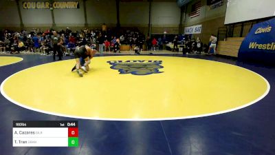 160 lbs Consi Of 16 #1 - Anthony Cazares, Gilroy vs Tyson Tran, Granada