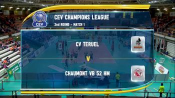 2018 CEV Men's Champions League - CV TERUEL (ESP) vs. CHAUMONT VB 52 HM (FRA)