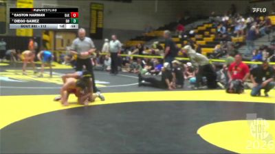 112 lbs 5th Place Match - Diego Gamez, Dethrone Wrestling vs Easton Harman, Oakdale