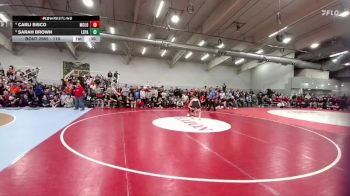 110 lbs 3rd Place Match - Carli Sisco, McLoud vs Sarah Brown, Lewis-Palmer