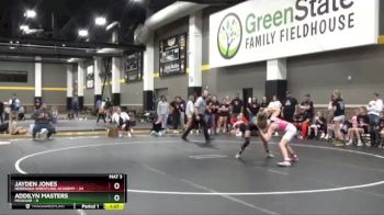 100 lbs Round 3 (4 Team) - Addilyn Masters, Missouri vs Jayden Jones, Nebraska Wrestling Academy