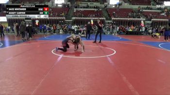 123 lbs Cons. Round 4 - Jace Whitaker, Team Champs vs Auzzy Carter, Powell Wrestling Club