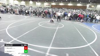 49 lbs Round Of 32 - Tucker Bennett, Other Team vs Jordy Sinclair, Willows Wrestling