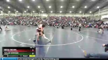 135 lbs Cons. Round 5 - Bryce Tietjen, Maple Mountian Eagles vs Taylor Simmons, Kearns