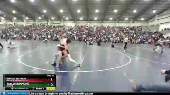 135 lbs Cons. Round 5 - Bryce Tietjen, Maple Mountian Eagles vs Taylor Simmons, Kearns