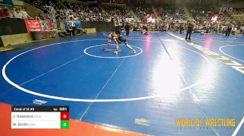 90 lbs Consi Of 16 #2 - Jett Sisemore, R.A.W. vs Maverick Smith, Indian Creek Wrestling Club