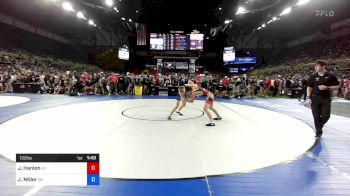 132 lbs Rnd Of 128 - Jacob Hanlon, New York vs Jake Miller, Oklahoma