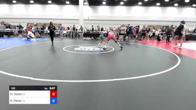 132 lbs C-8 #1 - Nathan Gates, Sc vs Adam Perez, Tn
