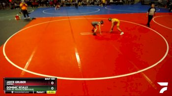 88 lbs Quarterfinal - Jayce Gruber, Sartell vs Dominic Scully, STMA (St. Michael/Albertville)