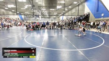 64 lbs Cons. Round 2 - Mason Hanna, Westlake vs JaKoby Potter, Cougars Wrestling Club