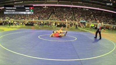 D1-126 lbs Champ. Round 1 - Bryce Holt, Romeo HS vs Tristan King, Temperance Bedford