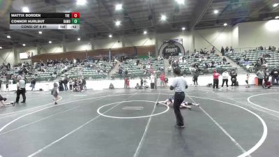 61 lbs Consi Of 8 #1 - Mattix Borden, The Rock Of Redmond vs Connor Hurlbut, Damonte Mustangs WC