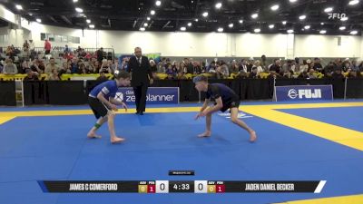 Jaden Daniel Becker vs James C Comerford 2025 World IBJJF Jiu-Jitsu No-Gi Championship