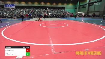 100 lbs Semifinal - Sophia Garza, Scrap Yard Garage vs Rio Rening, Wright Wrestling Academy