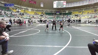 58 lbs Quarterfinal - Persephone Reyes, Dover Youth Wrestling Club vs Carson McCulley, Mighty Bluebirds Wrestling