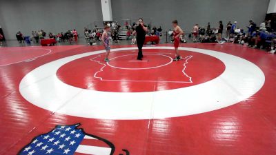 132 lbs Bryson Rockers, Team Kansas Gold vs Lyric Warner, Team Michigan - Red