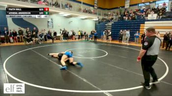 145 lbs. Cons. Round 6 - Athena Anderson, Capital City vs Faith Hall, North Point