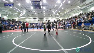 66 lbs Rr Rnd 3 - Jaxon Huffman, Team Tulsa Wrestling Club vs Isaac Glover, Brushy Wrestling Club