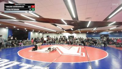 53 lbs Semifinal - Titan Petersen, Shootbox Rigby vs Walter Zahradnicek, Idaho Gold Wrestling Club